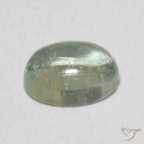 Turmalina Luz verde Natural 0.87ct, oval, Transparente
