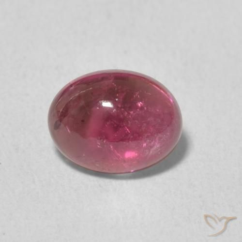 1.13ct Natural Vermelho roxo Turmalina, oval, Transparente