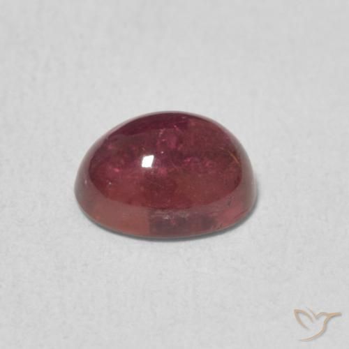 Turmalina Merlot tinto Natural 1.21ct, oval, Transparente
