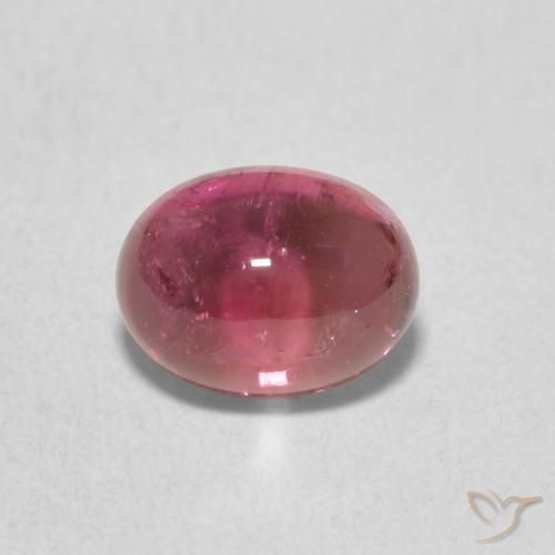 1.36ct Natural framboesa vermelha Turmalina, oval, Transparente