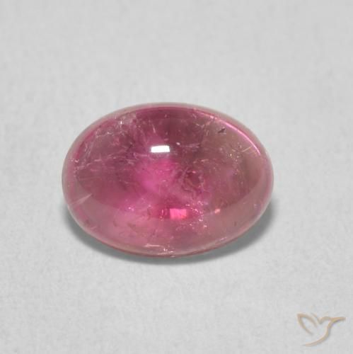 1.30ct Natural roxo médio Turmalina, oval, Transparente