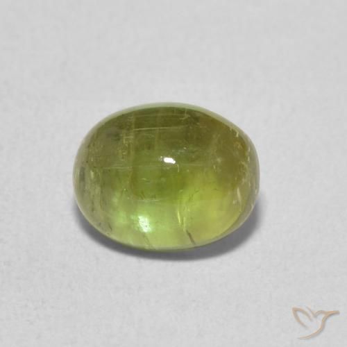 1.39ct Natural Verde Floresta Claro Turmalina, oval, Transparente