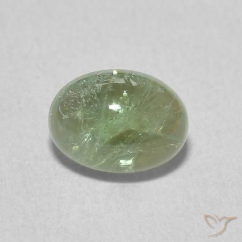 1.29ct Natural Luz verde Turmalina, oval, Transparente