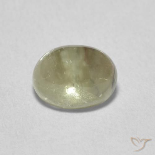 1.36ct Natural Verde médio Turmalina, oval, Transparente