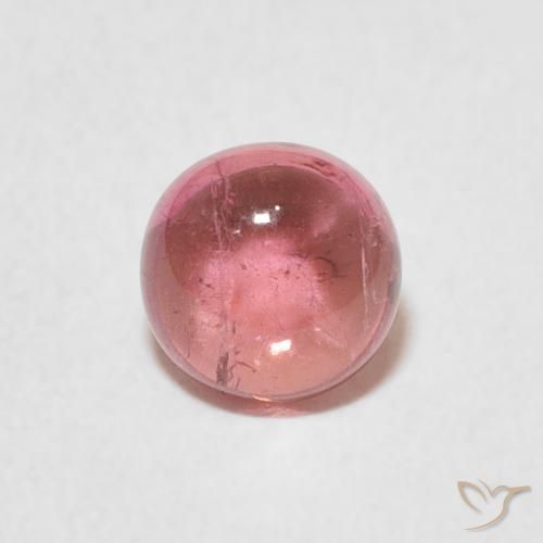 1.06ct Natural Luz rosa Turmalina, Redondo, Transparente
