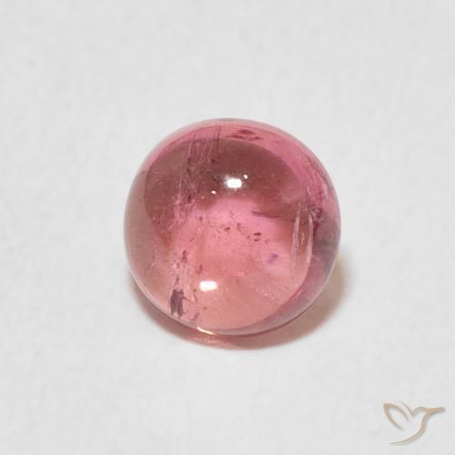 Turmalina Luz rosa Natural 1.06ct, Redondo, Transparente