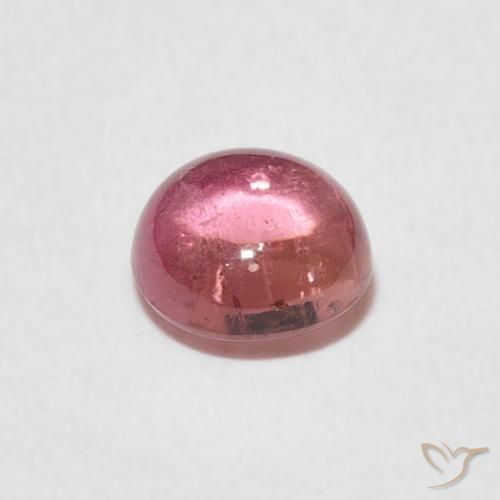 Turmalina Luz rosa Natural 1.06ct, Redondo, Transparente