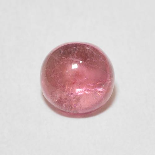 0.91ct Natural Luz rosa Turmalina, Redondo, Transparente