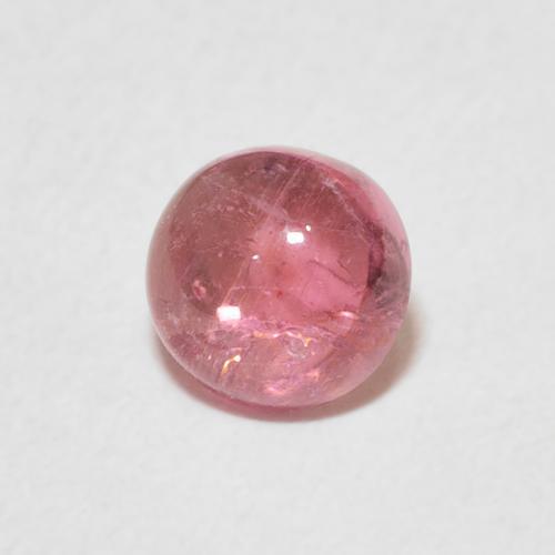 Turmalina Luz rosa Natural 0.91ct, Redondo, Transparente