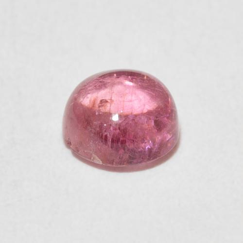 Turmalina Luz rosa Natural 0.91ct, Redondo, Transparente