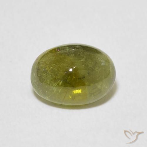 1.29ct Natural Verde médio Turmalina, oval, Transparente