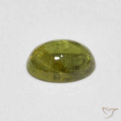 Turmalina Verde médio Natural 1.29ct, oval, Transparente