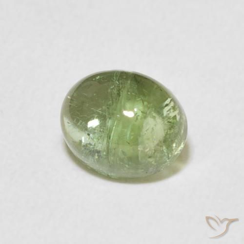 Turmalina Luz verde Natural 1.44ct, oval, Transparente