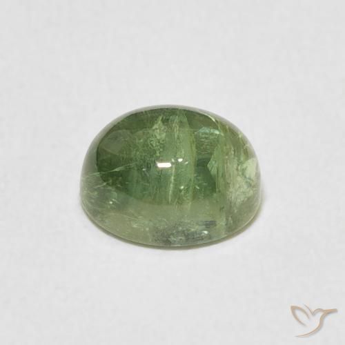 Turmalina Luz verde Natural 1.44ct, oval, Transparente