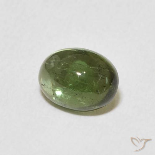 Turmalina Verde médio Natural 1.27ct, oval, Transparente