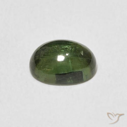Turmalina Verde médio Natural 1.27ct, oval, Transparente