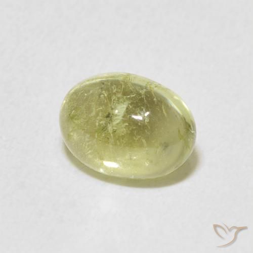 Turmalina Luz amarela Natural 1.36ct, oval, Transparente
