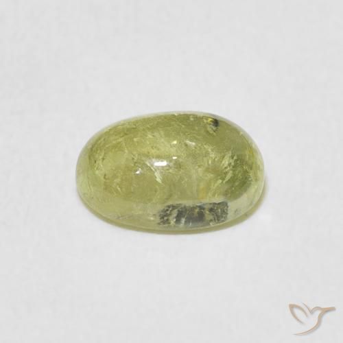 Turmalina Luz amarela Natural 1.36ct, oval, Transparente