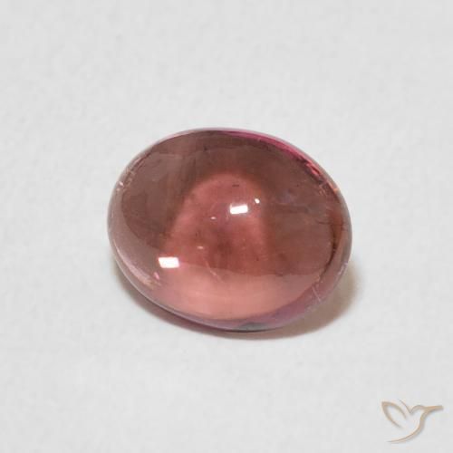 Turmalina rosa rosa Natural 1.02ct, oval, Transparente
