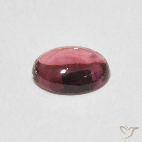 Turmalina rosa rosa Natural 1.02ct, oval, Transparente