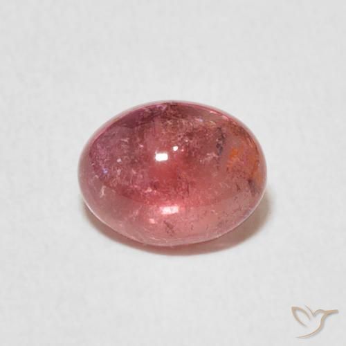 1.10ct Natural Framboesa Rosa Turmalina, oval, Transparente