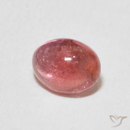 Turmalina Framboesa Rosa Natural 1.10ct, oval, Transparente