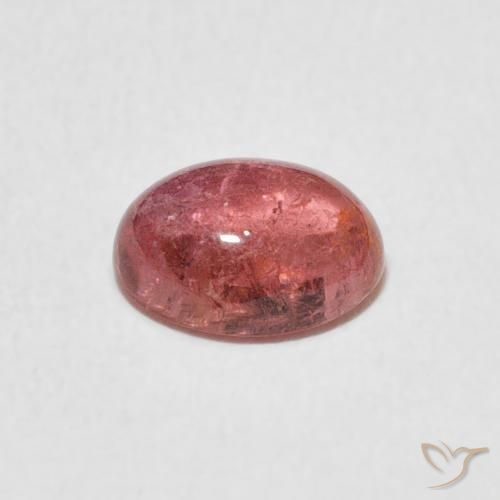 Turmalina Framboesa Rosa Natural 1.10ct, oval, Transparente