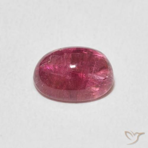 Turmalina Carmesim Profundo Natural 1.29ct, oval, Transparente