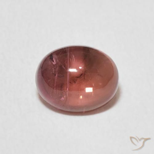 1.38ct Natural rosa médio Turmalina, oval, Transparente