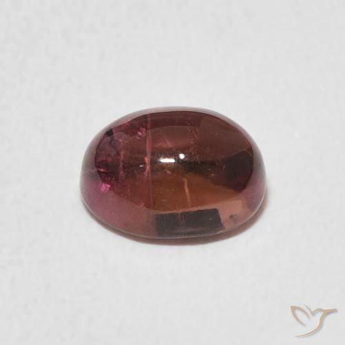 Turmalina rosa médio Natural 1.38ct, oval, Transparente