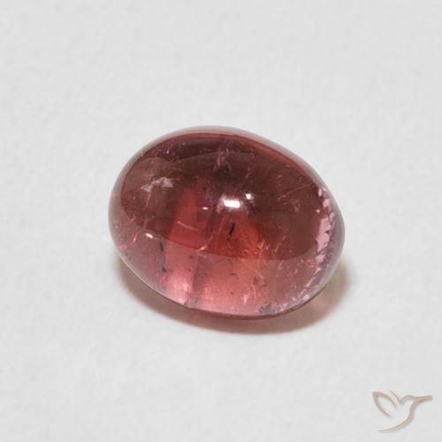 Turmalina rosa rosa Natural 1.27ct, oval, Transparente