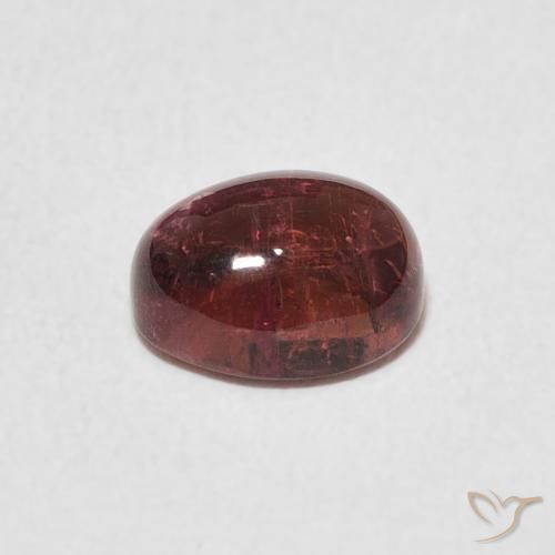 Turmalina rosa rosa Natural 1.27ct, oval, Transparente