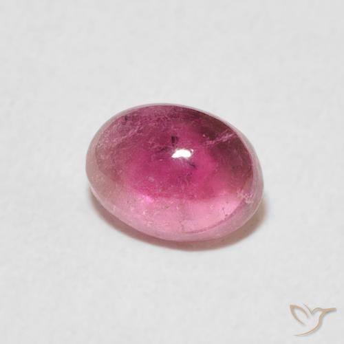 Turmalina Roxo rosado Natural 0.95ct, oval, Transparente