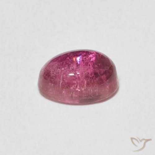Turmalina Roxo rosado Natural 0.95ct, oval, Transparente