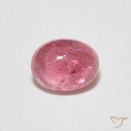 0.86ct Natural Rosa chiclete Turmalina, oval, Transparente