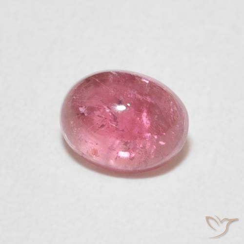 Turmalina Rosa chiclete Natural 0.86ct, oval, Transparente