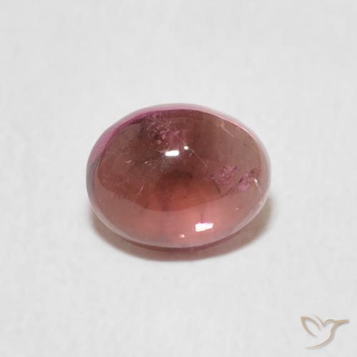 0.74ct Natural rosa médio Turmalina, oval, Transparente