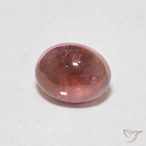 Turmalina rosa médio Natural 0.74ct, oval, Transparente