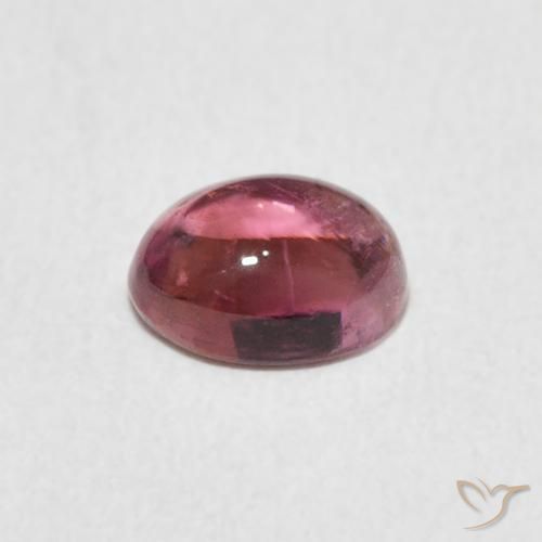 Turmalina rosa médio Natural 0.74ct, oval, Transparente