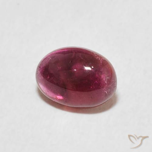 Turmalina Magenta Profundo Natural 0.76ct, oval, Transparente