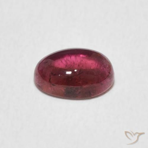 Turmalina Magenta Profundo Natural 0.76ct, oval, Transparente