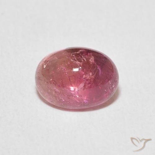 1.35ct Natural rosa médio Turmalina, oval, Transparente
