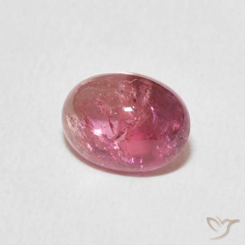 Turmalina rosa médio Natural 1.35ct, oval, Transparente