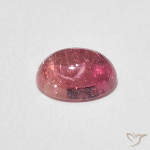 Turmalina rosa médio Natural 1.35ct, oval, Transparente