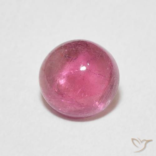 Turmalina rosa médio Natural 0.90ct, Redondo, Transparente