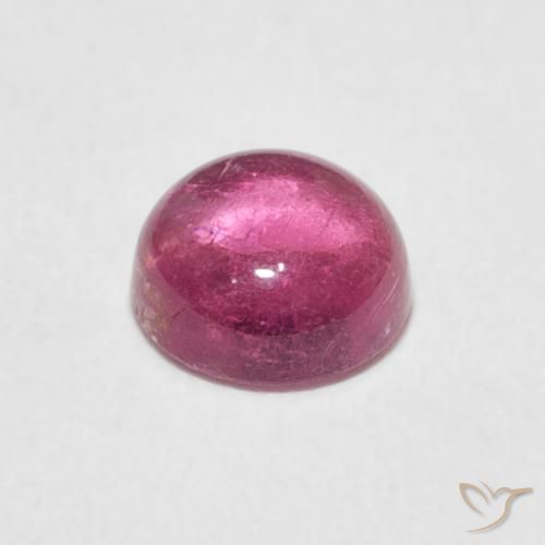 Turmalina rosa médio Natural 0.90ct, Redondo, Transparente