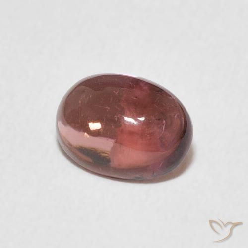 Turmalina Rosa escuro Natural 1.12ct, oval, Transparente