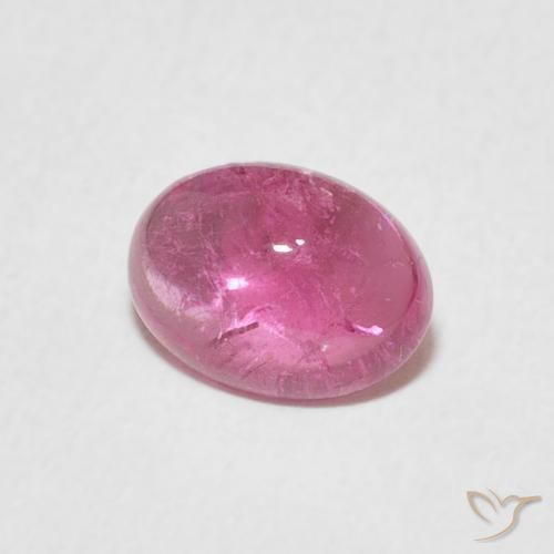 Turmalina roxo médio Natural 1.17ct, oval, Transparente