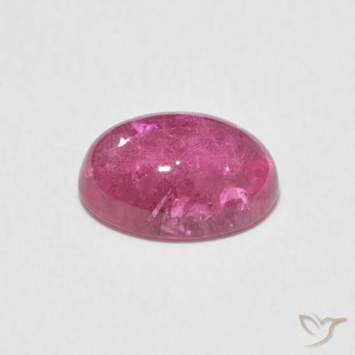Turmalina roxo médio Natural 1.17ct, oval, Transparente