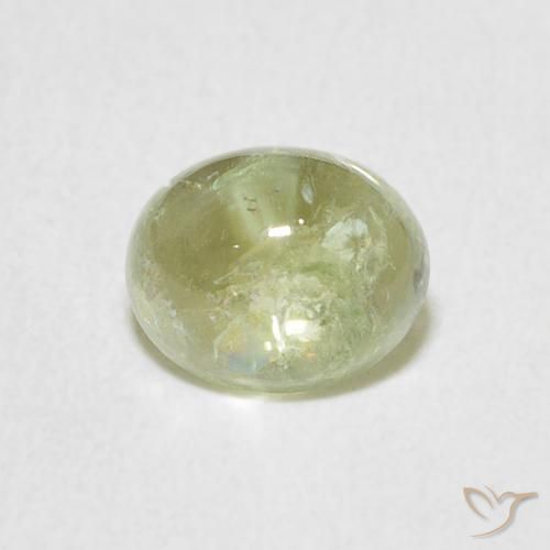 1.23ct Natural Luz verde Turmalina, oval, Transparente